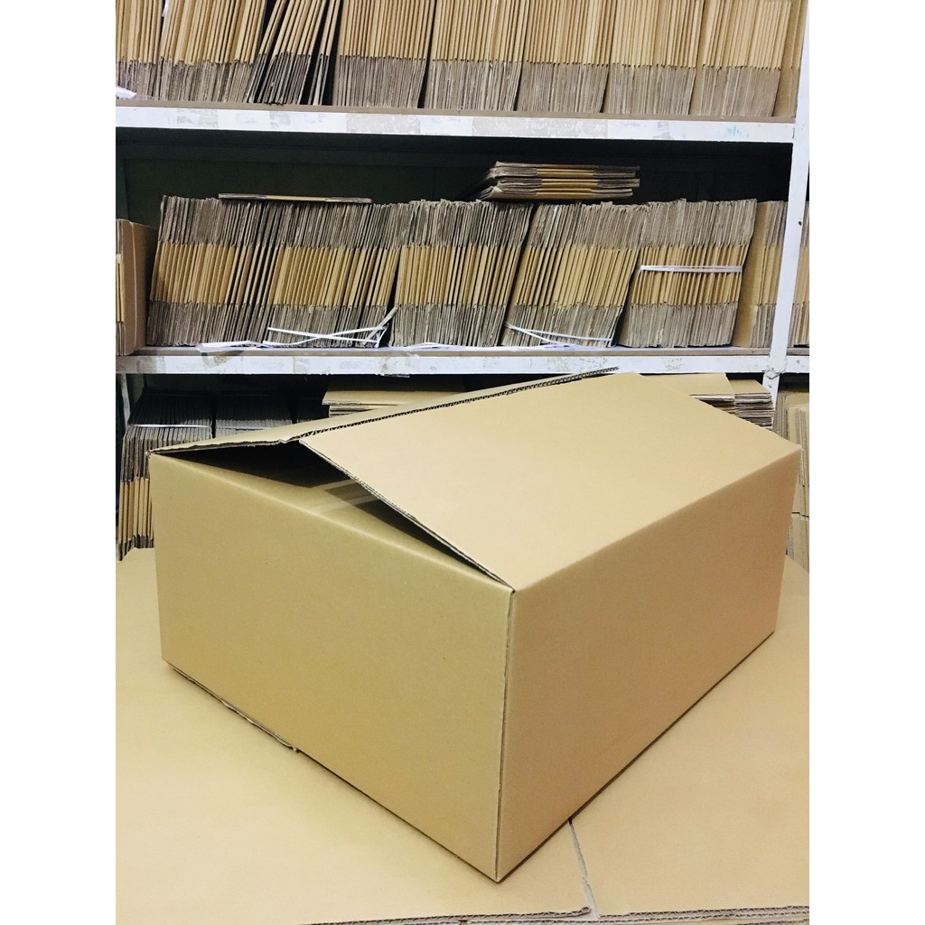 COMBO 10 thùng carton 60x50x25 đóng hàng, chuyển nhà cứng cáp (3 Lớp Sóng B)