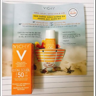 Kem chống nắng vichy 3ml