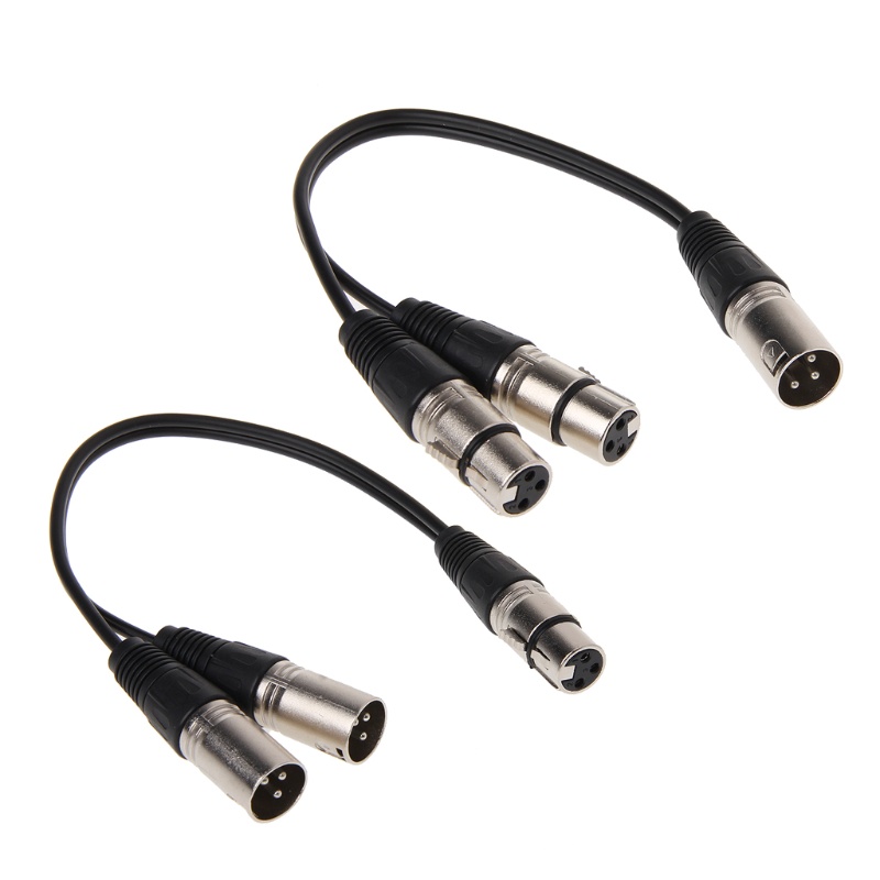 Dây Cáp Chữ Y Kết Nối Âm Thanh 3-Pin XLR