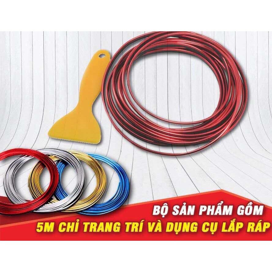 Chỉ viền trang trí nội thất xe ô tô