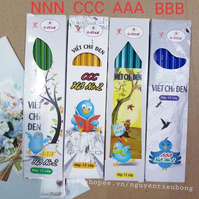 {sale giá gốc} -  Sỉ 12 cây bút chì khắc gstar HB