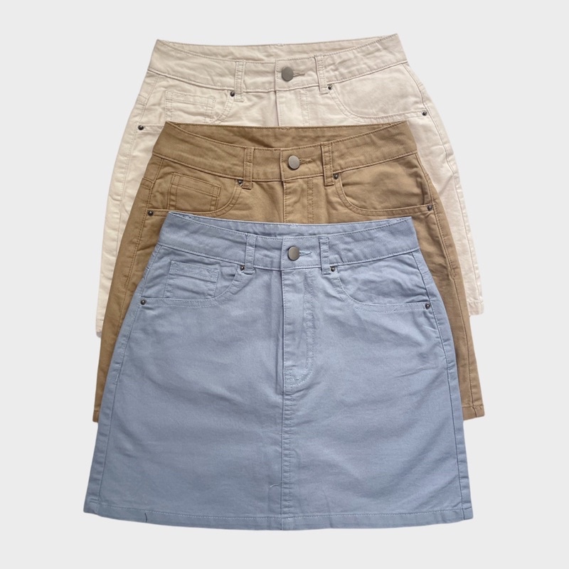 Chân váy kaki có lót quần