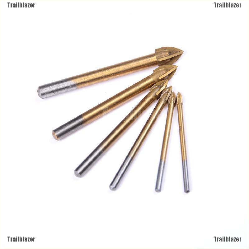 Mũi Khoan Kính / Gạch Men Bằng Hợp Kim Titan Kích Thước 4-12mm