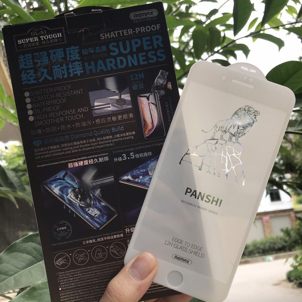 Kính Cường Lực REMAX GL-51 Sư Tử Xanh Siêu Cấp PANSHI SUPER TOUGH