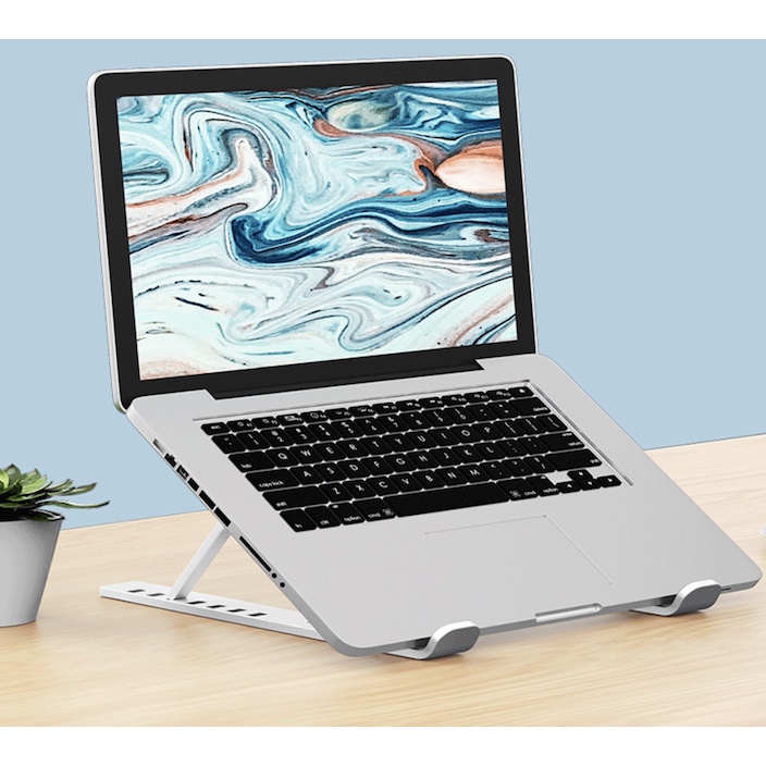 🍃Hàng giao ngay🍃đế tản nhiệt laptop, đế kê laptop ABS  Giá đỡ LAPTOP MACBOOK IPAD bằng ABS có thể điều chỉnh được độ cao