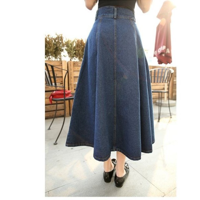 Chân váy Jean Xòe Quãng châu | BigBuy360 - bigbuy360.vn