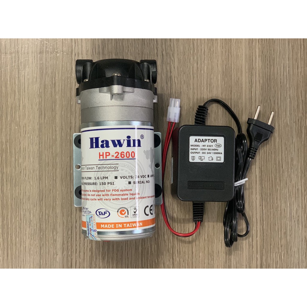 Máy phun sương Đài Loan Hawin HP-2000 (phun được 25-50 béc)