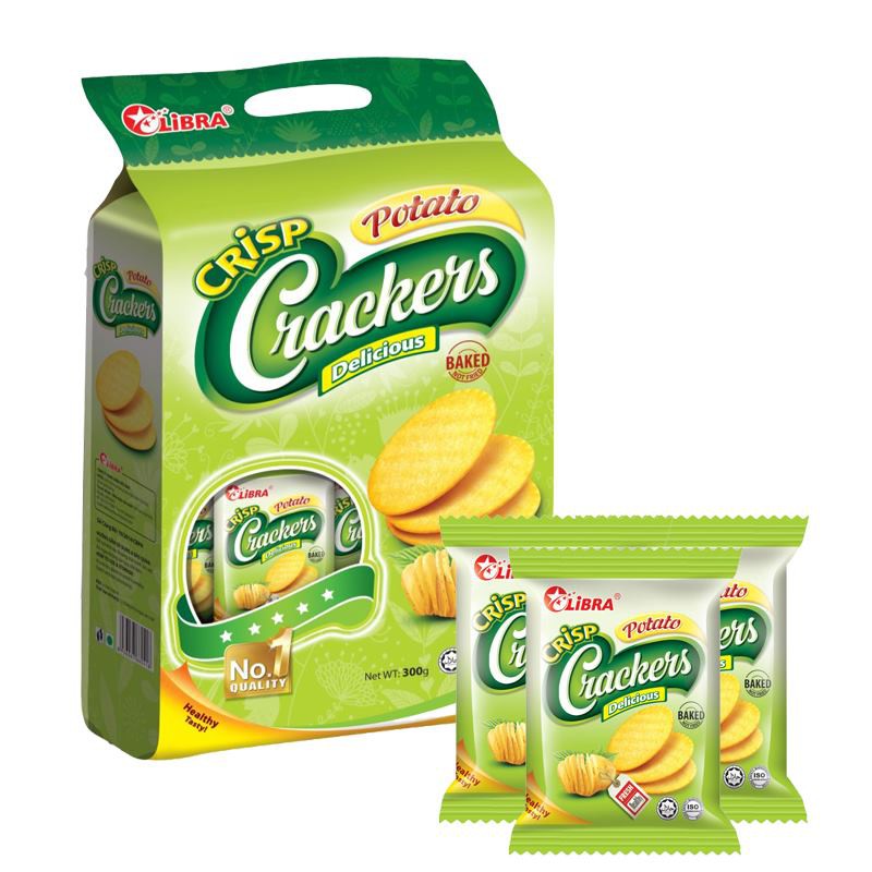 Libra Bánh quy Khoai Tây Potato Cracker Nhiều dinh dưỡng gói 230g