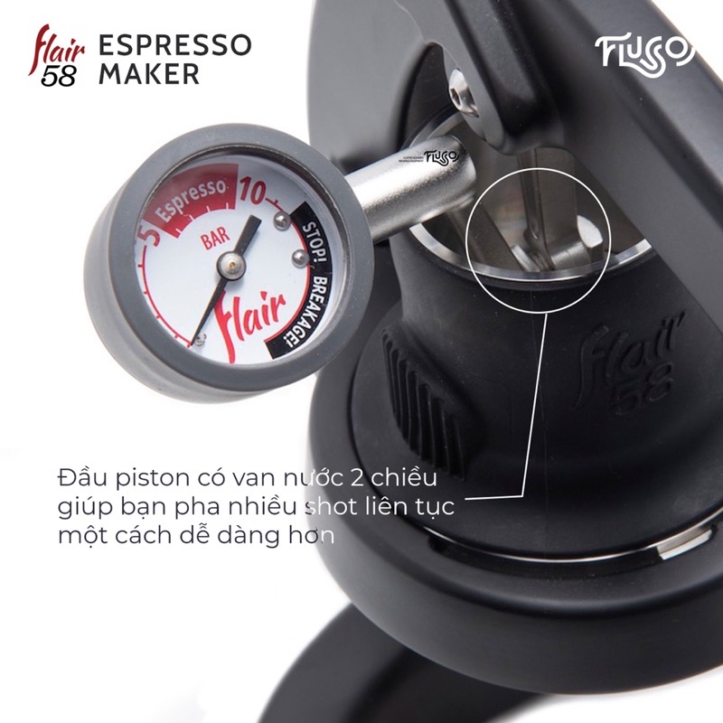 Máy pha cà phê espresso - Flair 58 lever espresso