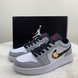 Giay JD xám đen thấp cổ size