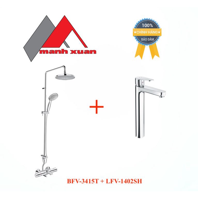 Combo trọn bộ INAX BFV-3415T + LFV-1402SH