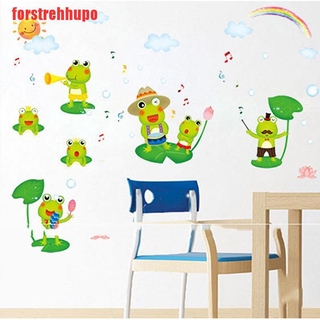 Decal Dán Tường Hình Ếch Vui Nhộn