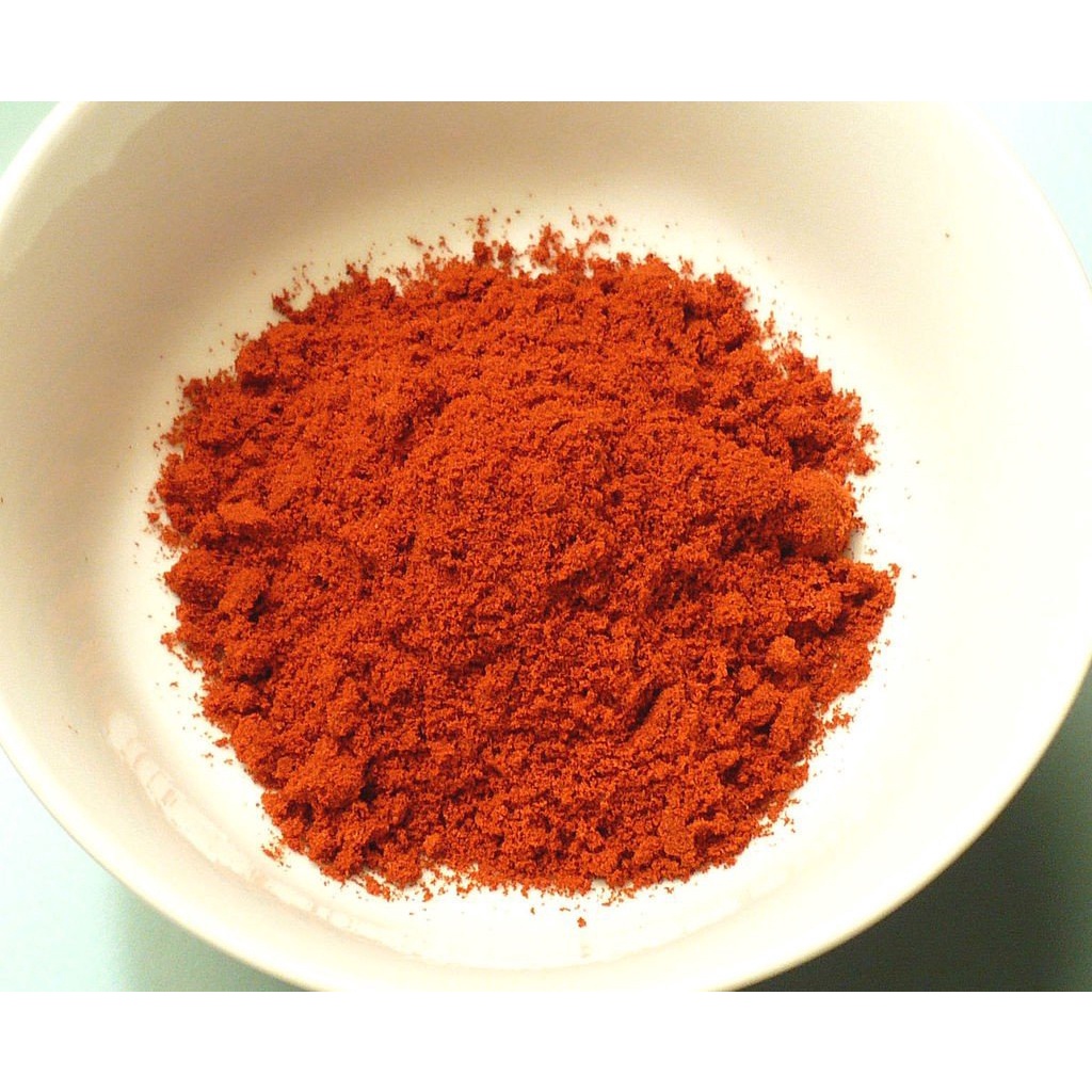 1Kg Màu ớt Paprika Đức làm khô bò, kim chi, bò hầm, salami - 100% Ớt cựa gà nguyên chất không cay