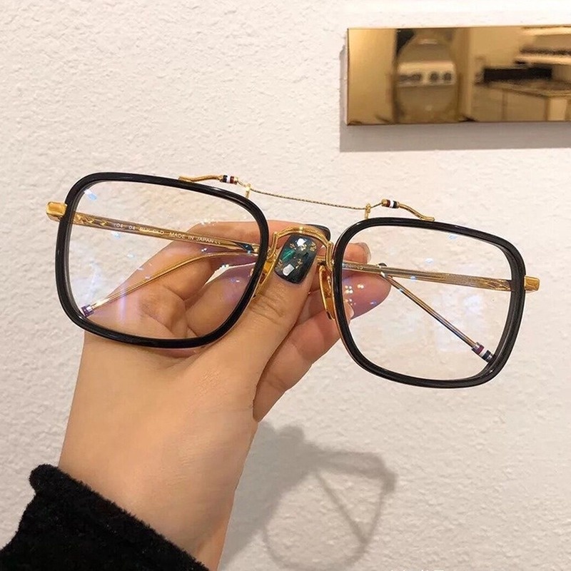 Kính Mát Gọng Kim Loại Chống Tia Sáng Xanh Phong Cách vintage Mới