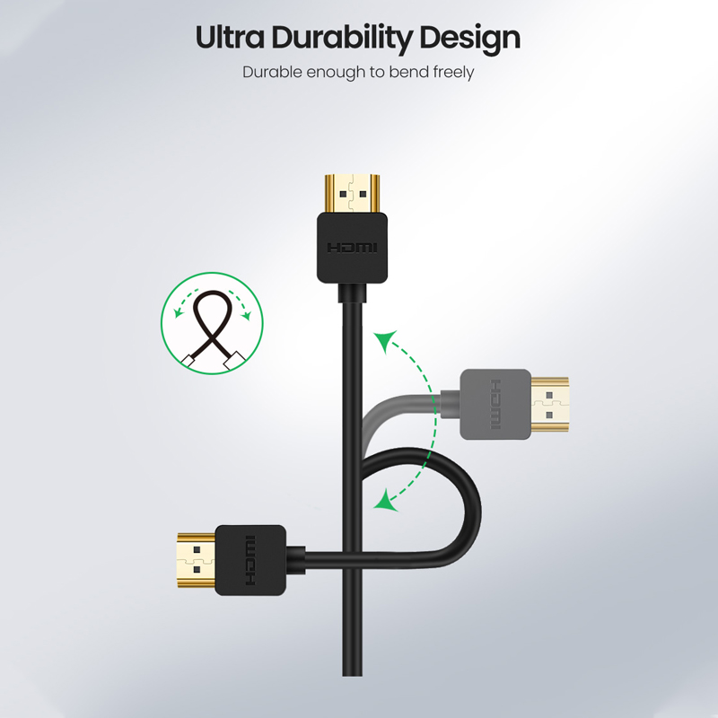 Ugreen Dây Cáp Chuyển Đổi Micro Hdmi 4k / 60hz 3d Sang Hdmi Cho Máy Chiếu Gopro Sony 1m 1.5m Mini Hdmi