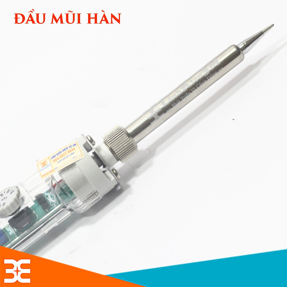 Combo mỏ hàn thiếc điều chỉnh nhiệt độ No 907 và Kệ hàn lò xo