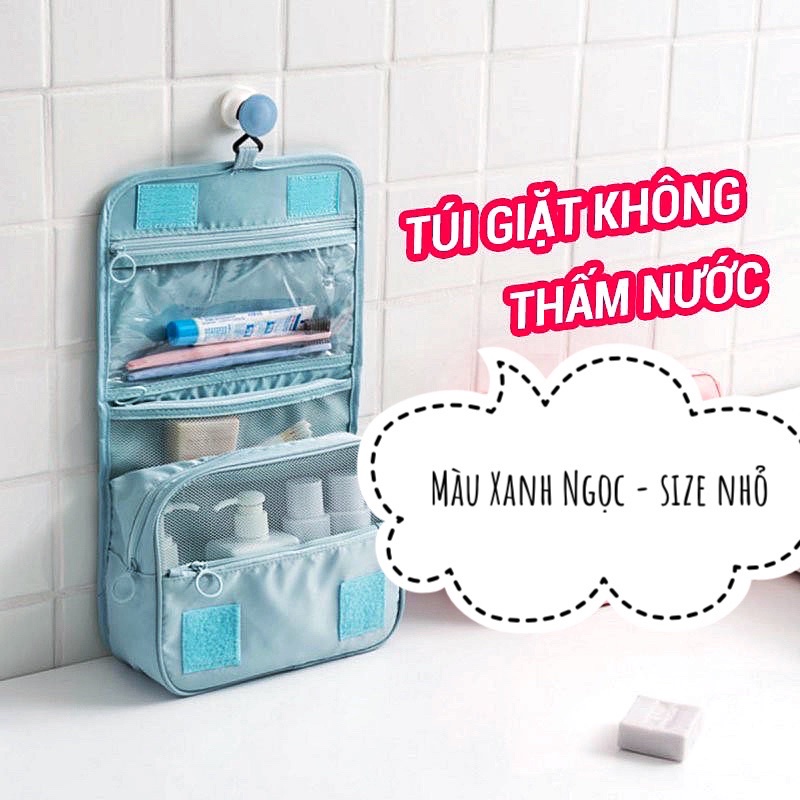 Túi phụ kiện du lịch chống nước có thể gấp gọn, Wash Bag - Đựng mỹ phẩm du lịch tiện lợi