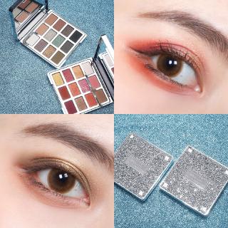 [Hàng mới về] Bảng phấn mắt 12 màu XIXI thiết kế vỏ đính kim tuyến lấp lánh thời trang