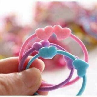 Túi 50 dây cột tóc bé gái