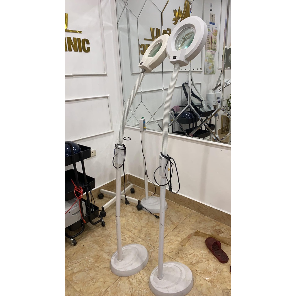 Đèn led dùng nối mi spa, nặn mụn chân đế siêu nặng, đặc chắc giá rẻ