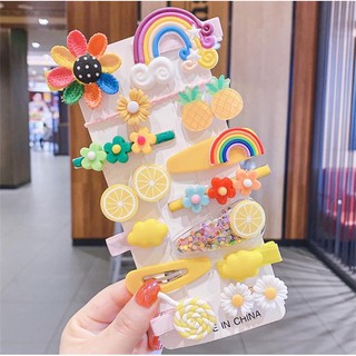 kẹp tóc cho bé set 14 món