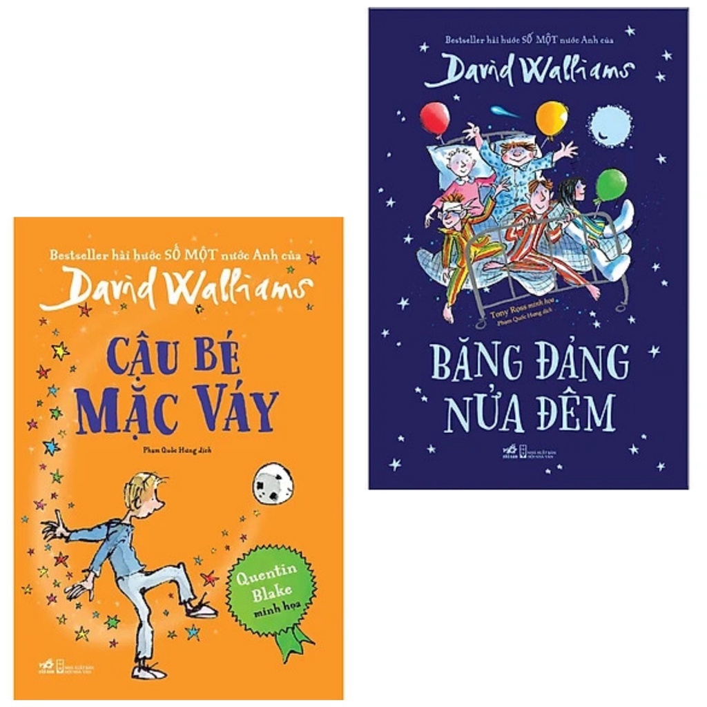 Sách - Combo 2c: Cậu bé mặc váy+ Băng đảng nửa đêm nn