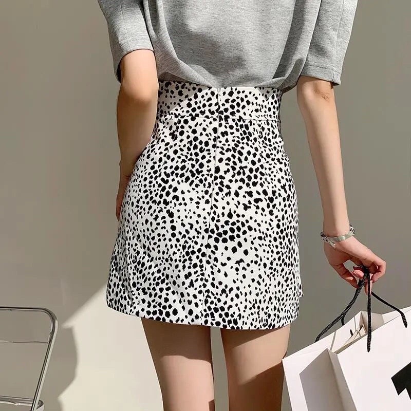 Chân váy chữ A body chấm bi da báo | BigBuy360 - bigbuy360.vn