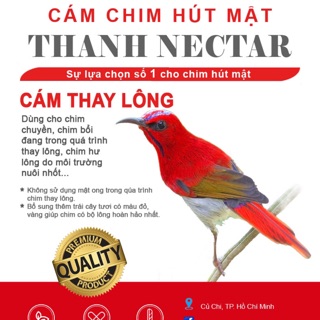 Cám chim hút mật Thanh Nectar - Cám thay lông