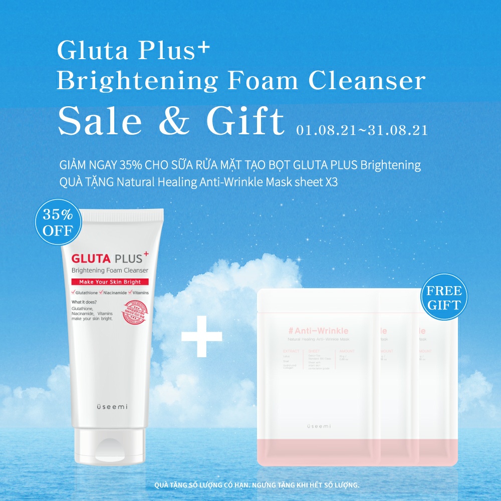 Sữa Rửa Mặt USEEMI Tạo Bọt Làm Trắng Da Dung Tích 150ml | BigBuy360 - bigbuy360.vn