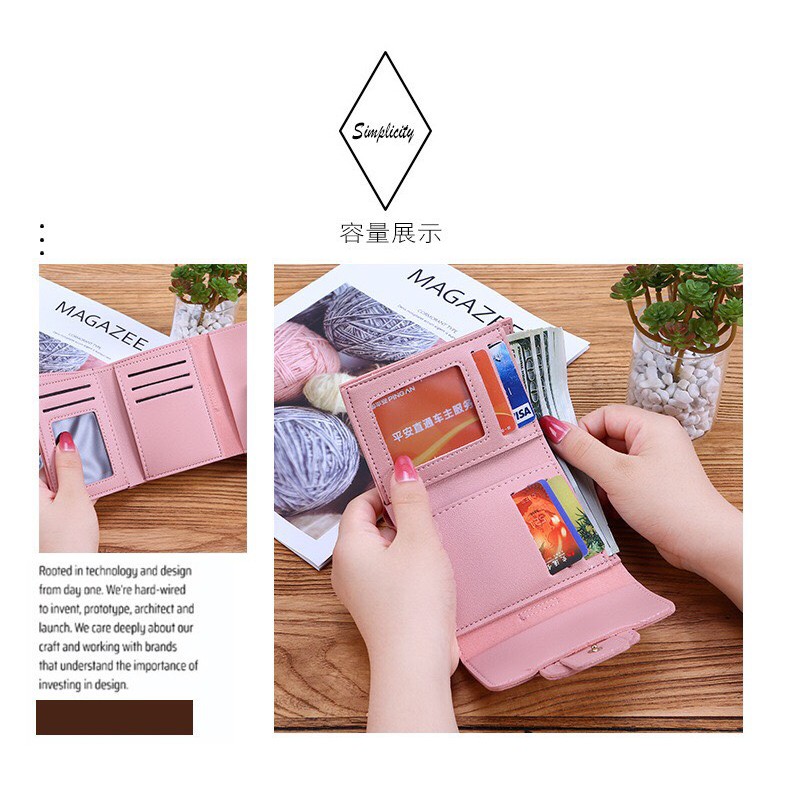 Ví nữ mini Vituni ví cầm tay đựng tiền thiết kế độc đáo VN35