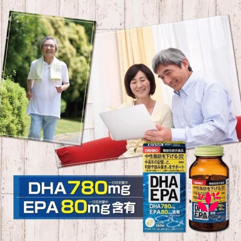 Viên bổ não DHA EPA nhật bản  hộp 180 viên Nhật Bản