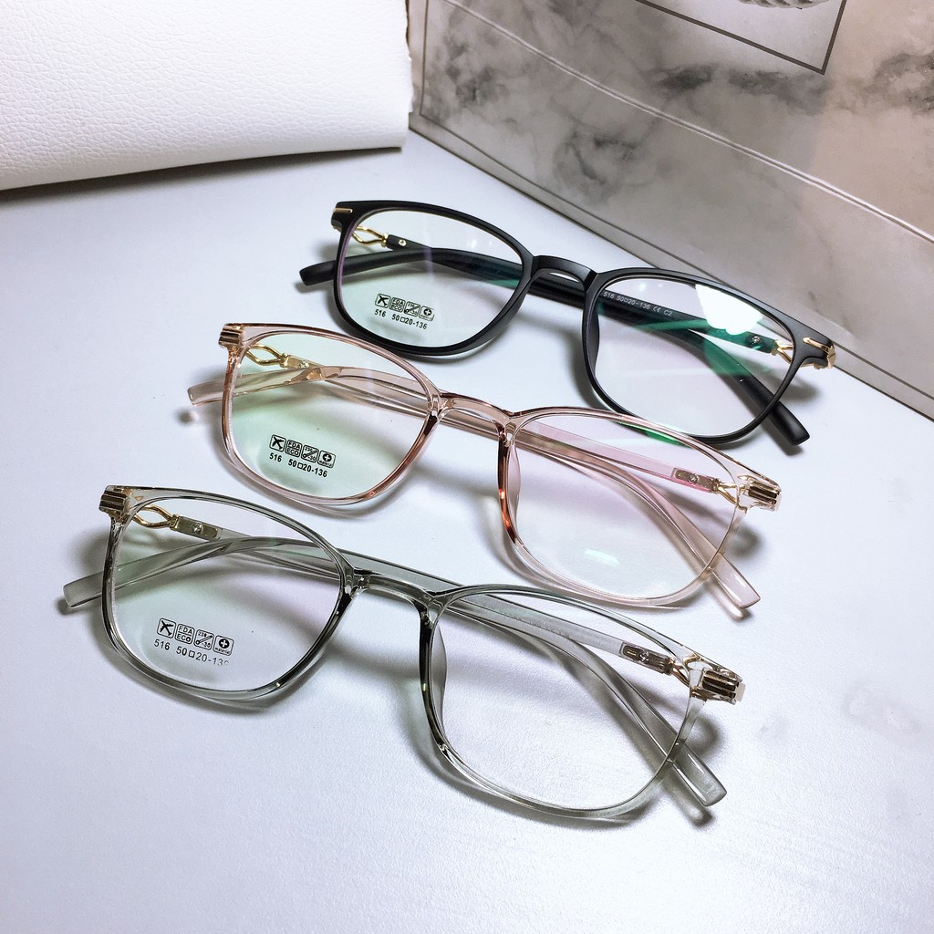 [Mã WCP04 giảm 20% đơn 100.000Đ] Gọng kính cận mắt tròn nam nữ phối kim loại Liupeyewear có thể cắt cận loạn viễn