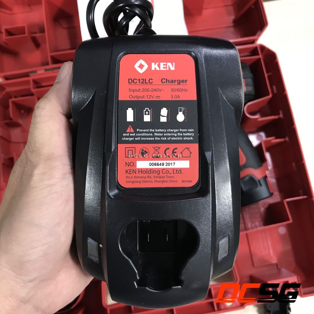 Máy vặn vít dùng pin 12V KEN BL6412D| DCSG