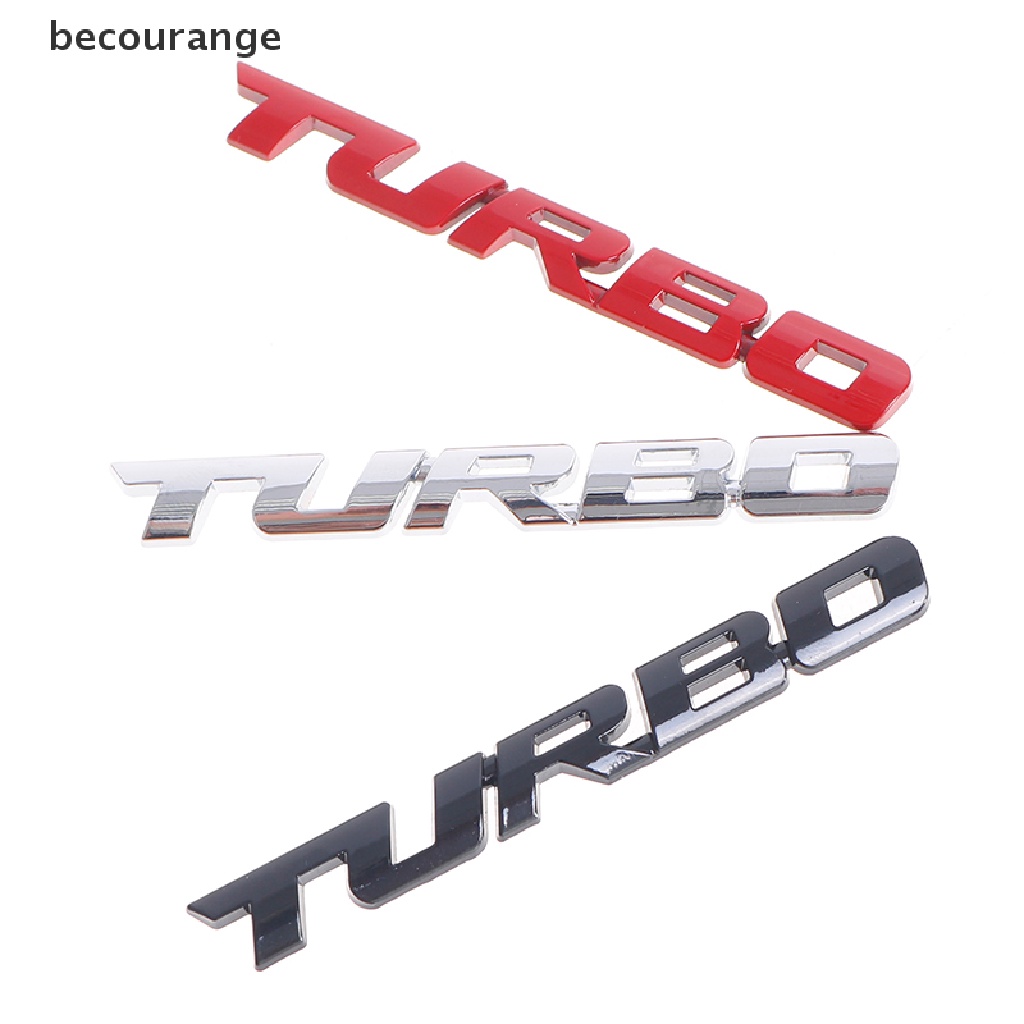 Miếng Dán Turbo 3d Bằng Kim Loại Cho Xe Hơi