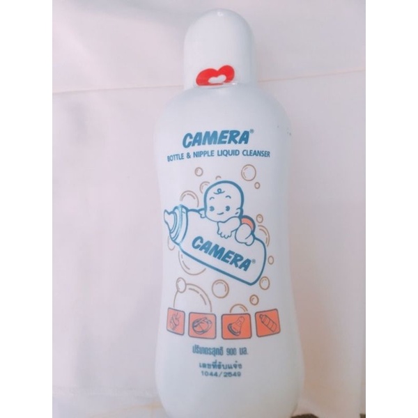 Nước rửa bình sữa và núm vú CAMERA 900ml ( hàng Thái)