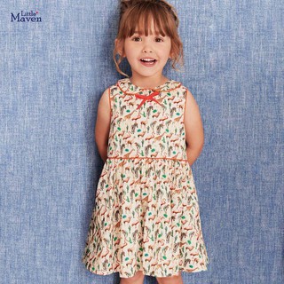 Váy bé gái Little Maven chính hãng cho bé 2 tuổi đến 7 tuổi, mã QIN-L6