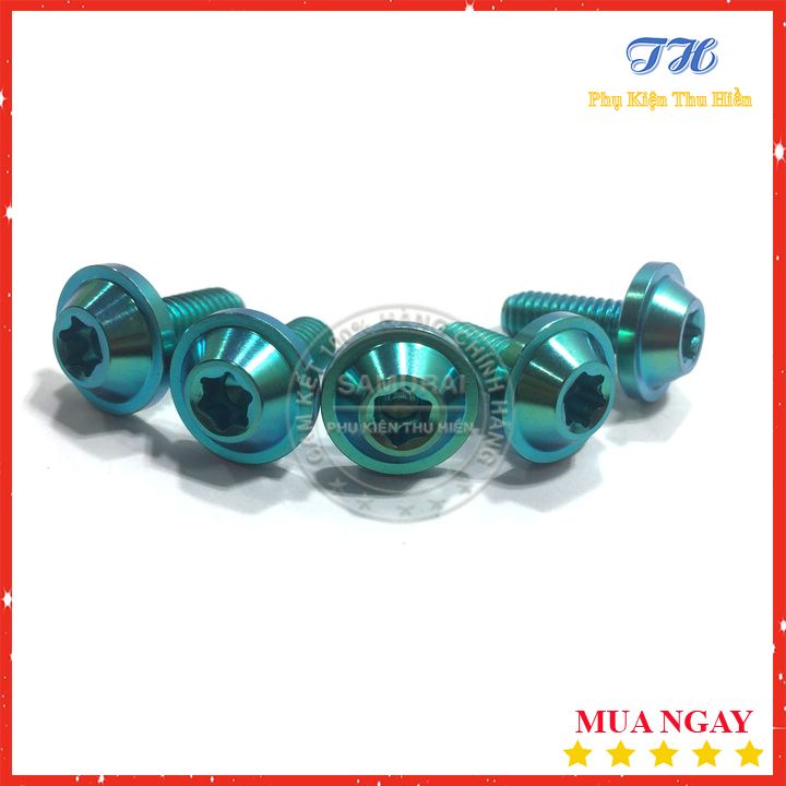 Ốc gr5 6li20 đầu dù gắn các vị trí tương thích trên xe máy ( gúa 1 con )