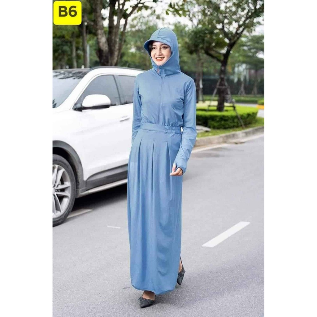 [Mã WARN10 giảm 10k đơn 99k] Set váy và áo chống nắng 💝FREESHIP💝 Váy áo chống nắng | BigBuy360 - bigbuy360.vn