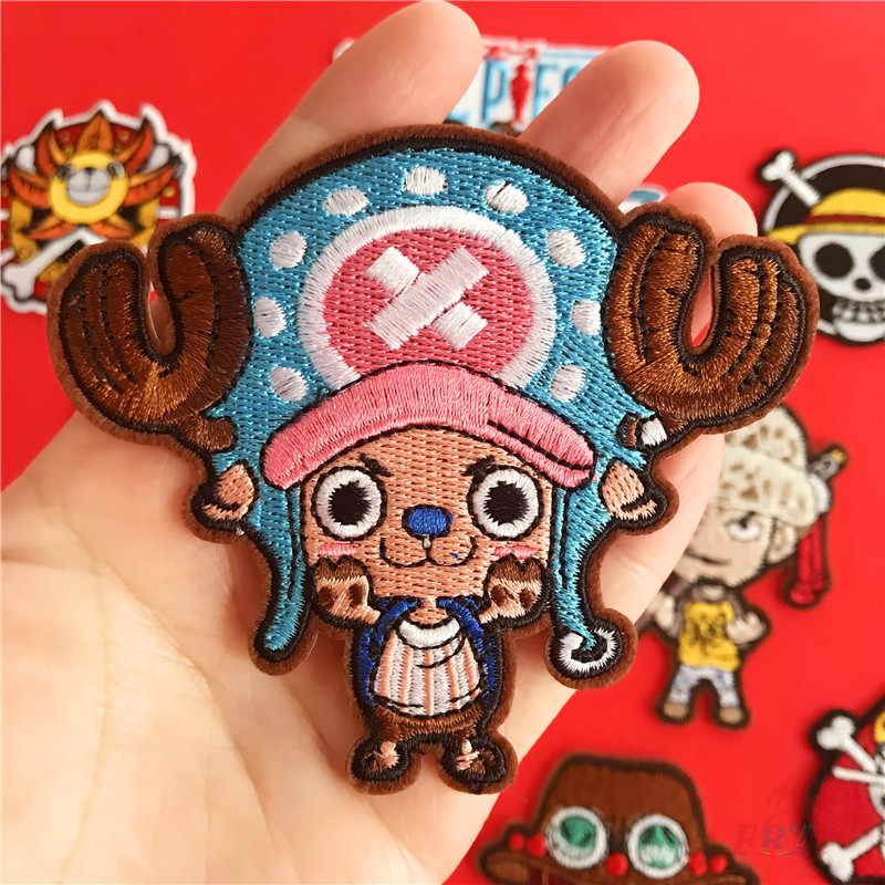 Hình dán ủi quần áo hình nhân vật one piece series 02 sáng tạo dễ thương
