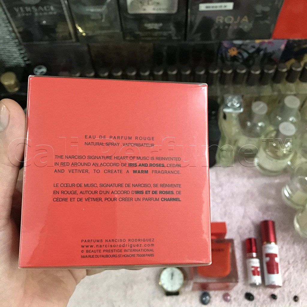 [Cali Perfume][Mẫu Thử][Dùng Là Thơm] Nước Hoa Nữ Thơm Quyến Rũ Narciso Rodriguez Rouge