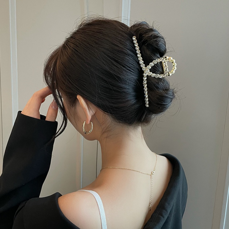 Kẹp Tóc Càng Cua Kim Loại Ngọc Trai Nhân Tạo Thời Trang  Hàn Quốc Cho Nữ