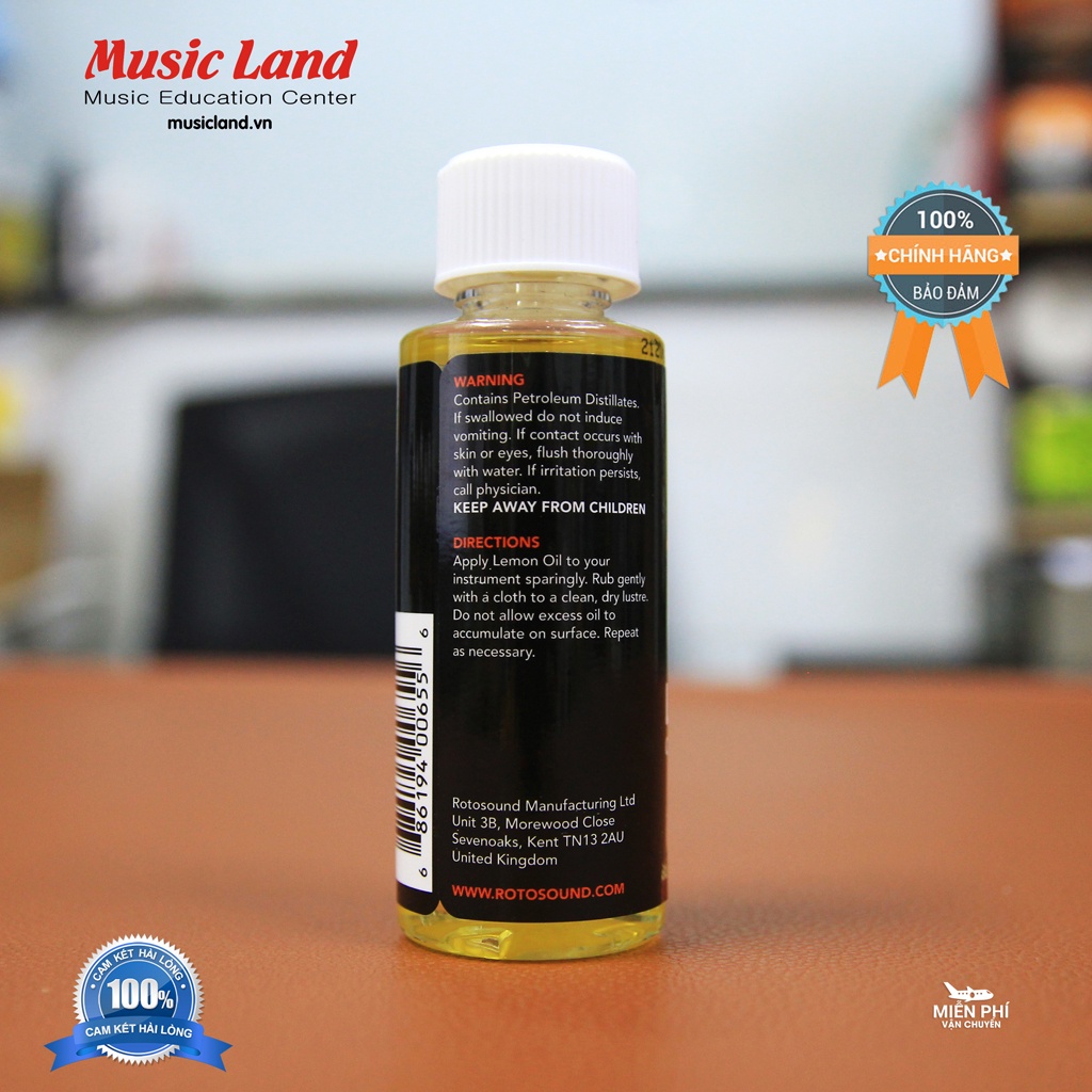 Dầu Lau Cần Đàn Guitar RotoSound LO2 – Chính Hãng