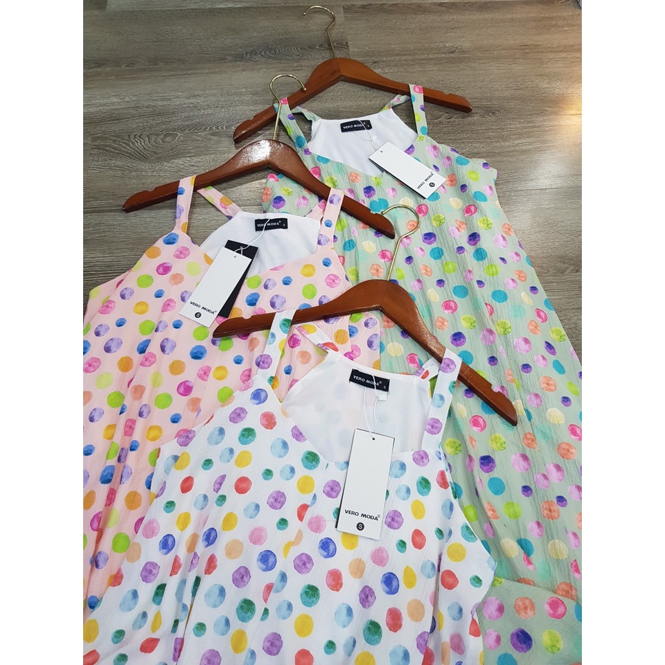 Đầm V.e.r.o M.o.d.a 2 Dây Họa Tiết