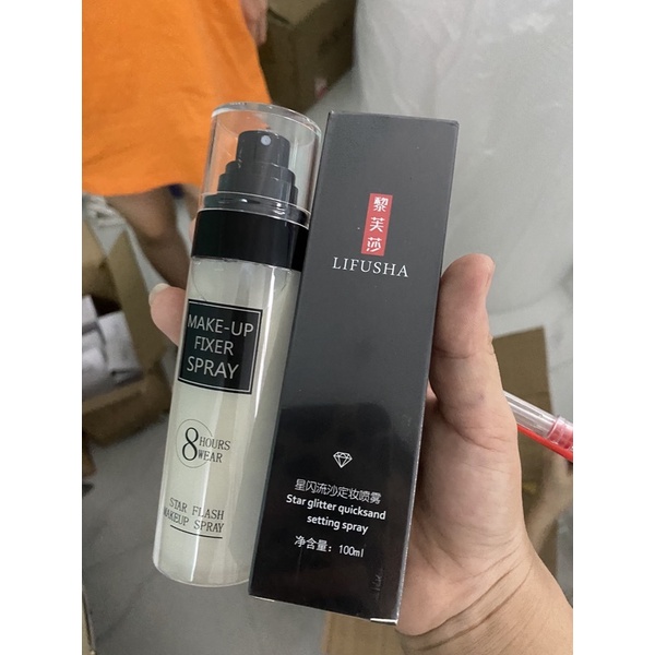 [Mã SKAMONTH7 giảm 10% đơn 50K] Xịt khóa trang điểm cố định lớp make up Star Flash Spray 8 Hours Wear 100ML Sena Beauty