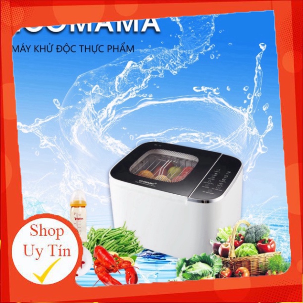 Máy khử độc thực phẩm 2 trong 1 Ecomama sử dụng ozon và sóng siêu âm công nghệ châu Âu phannhaly473508