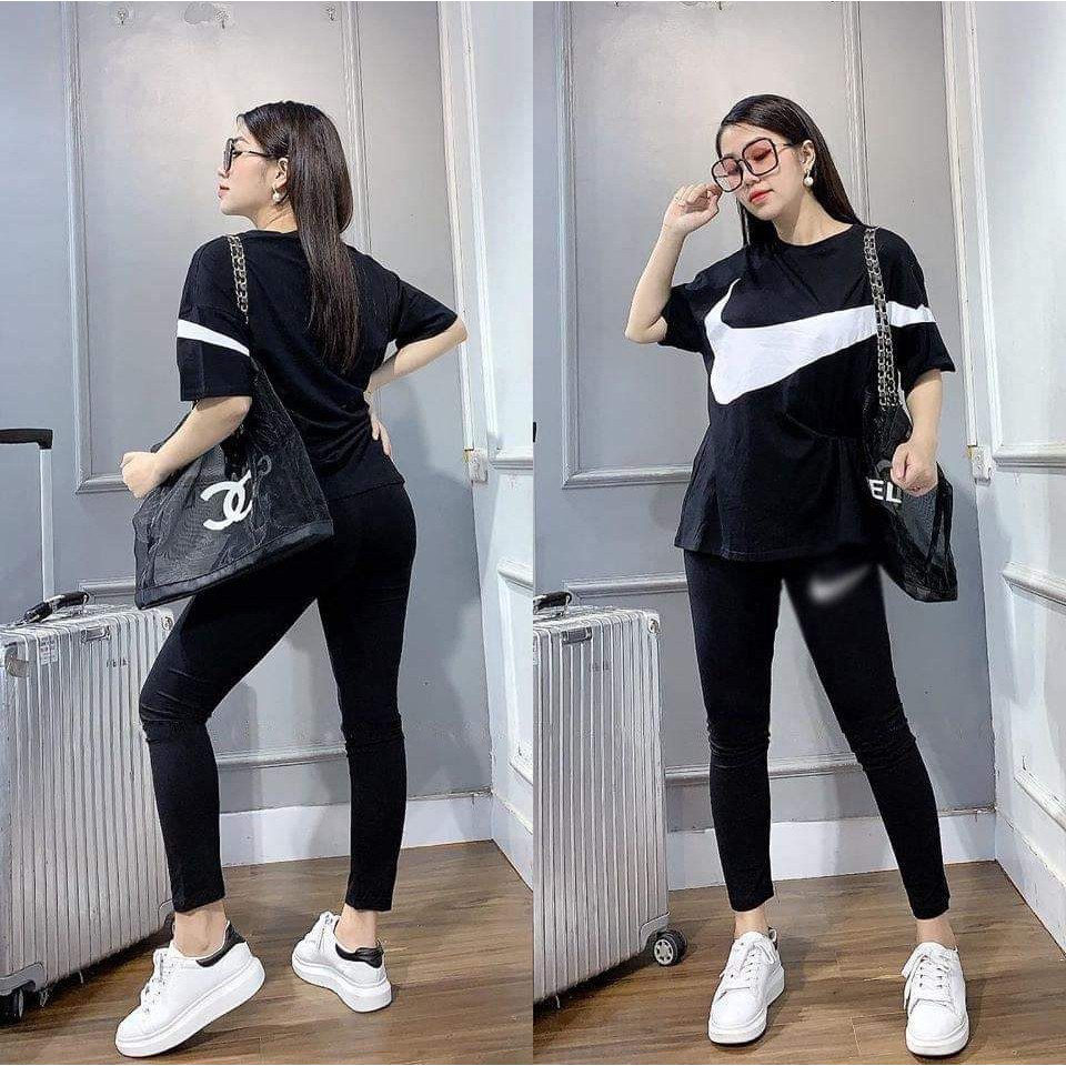 Đồ Bộ Thể Thao Cao Cấp,Hoa văn phối bằng vải khác màu, không phải hàng in, Thun Cotton 100%, 45kg đến 80kg vừa, mã N | BigBuy360 - bigbuy360.vn