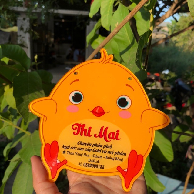 Bảng hiệu hình con Gà xinh xắn