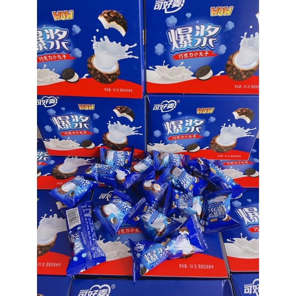 LẺ 1 VIÊN BÁNH OREO SOCOLA NHÂN CHẢY 3 LỚP