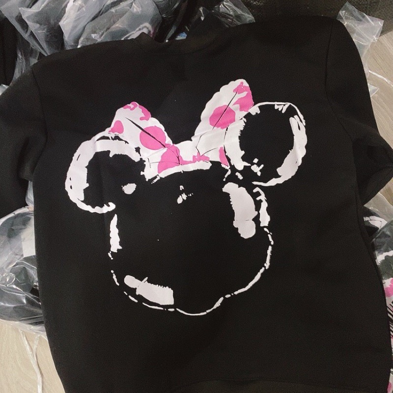 [FREESHIP - HÀNG LOẠI 1] ÁO NỈ MICKEY IN HAI MẶT SIÊU ĐẸP | BigBuy360 - bigbuy360.vn