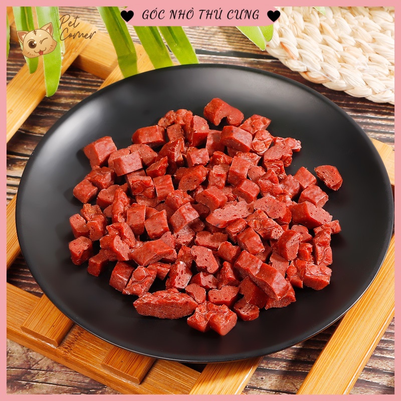 Snack thịt bò viên Taotaopet cho chó cưng (Gói 100g)